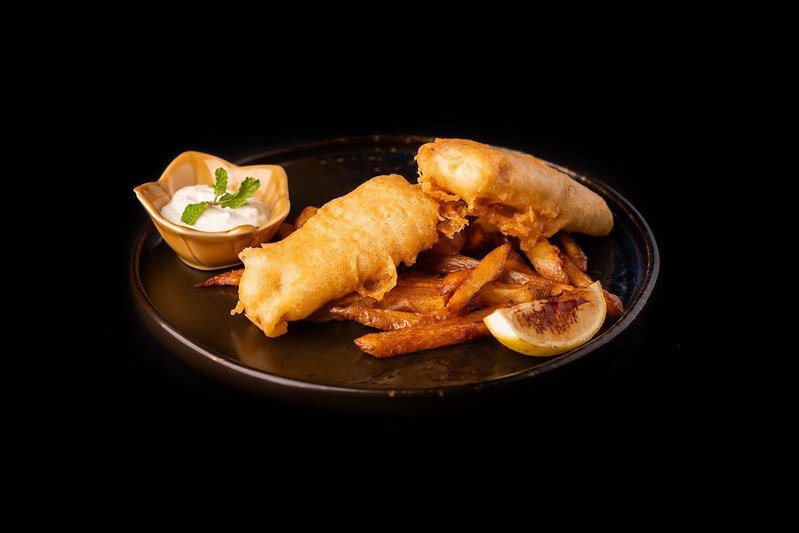 pescado y patatas