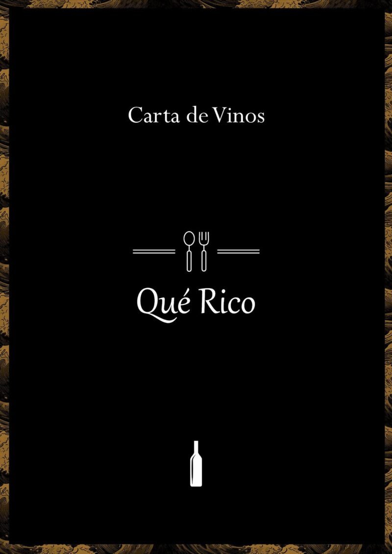Carta de vinos de Qué Rico