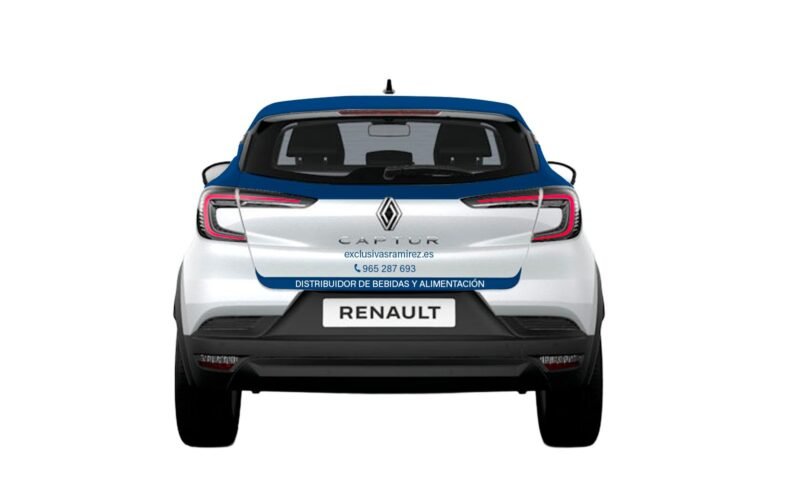 Vinilo trasero del Renault Captur de Exclusivas Ramírez