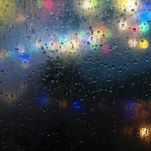 Lluvia en el cristal I