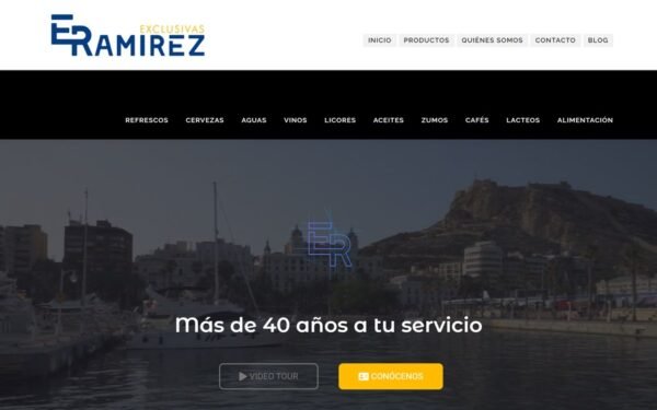 Web de Exclusivas Ramírez