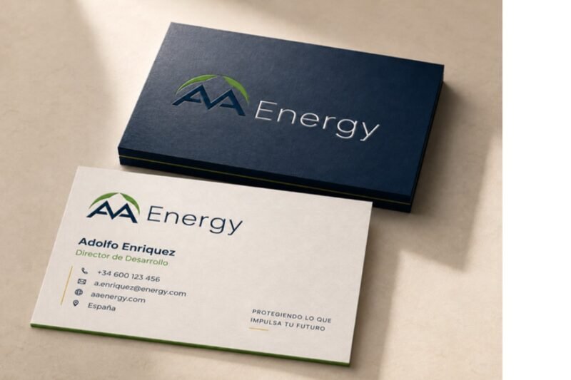 Tarjetas de AA Energy después del rebranding